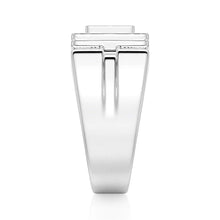 Load image into Gallery viewer, High-End Men’s Wedding Ring with Pave Details