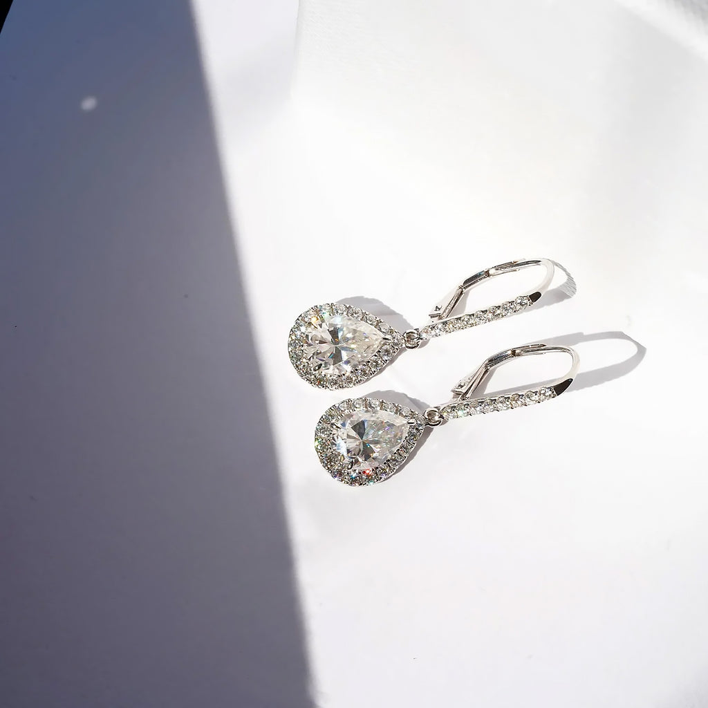 pavé moissanite jewelry  
