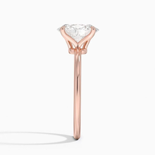 Load image into Gallery viewer, Classic Four-Prong Oval Cut Lab Grown Diamond Engagement Ring