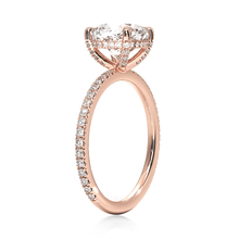 Load image into Gallery viewer, Classic Cushion Cut Lab Grown Diamond Engagement Ring With Hidden Halo