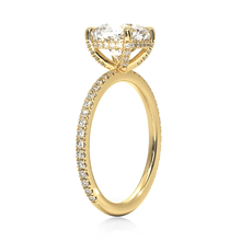 Load image into Gallery viewer, Classic Cushion Cut Lab Grown Diamond Engagement Ring With Hidden Halo