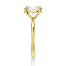 Load image into Gallery viewer, 4 Prongs Oval Solitaire Lab Grown Diamond Engagement Ring
