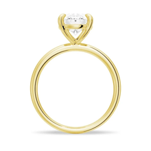 Load image into Gallery viewer, 4 Prongs Oval Solitaire Lab Grown Diamond Engagement Ring