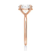 Load image into Gallery viewer, 4 Prongs Oval Solitaire Lab Grown Diamond Engagement Ring