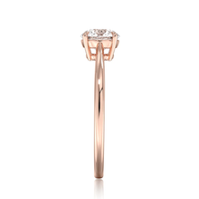 Load image into Gallery viewer, Four Prong Solitaire Round Cut Lab Grown Diamond Engagement Ring