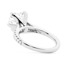 Load image into Gallery viewer, Heart Shaped Split-Shank Moissanite Engagement Ring