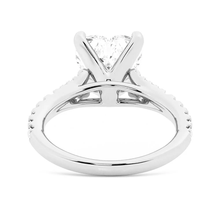 Load image into Gallery viewer, Heart Shaped Split-Shank Moissanite Engagement Ring