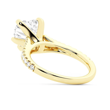 Load image into Gallery viewer, Heart Shaped Split-Shank Moissanite Engagement Ring