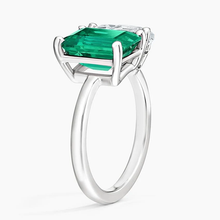 Load image into Gallery viewer, Toi Et Moi Pear and Emerald Gemstone Ring
