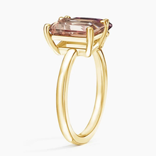 Load image into Gallery viewer, Elegant Pear and Emerald Shaped Gemstone Ring