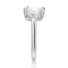 Load image into Gallery viewer, Toi et Moi Emerald Cut &amp; Pear Cut Engagement Ring