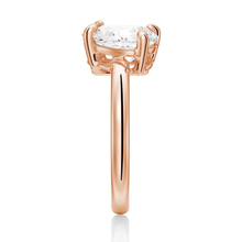 Load image into Gallery viewer, Toi et Moi Emerald Cut &amp; Pear Cut Engagement Ring