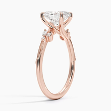 Load image into Gallery viewer, Petite Oval Shaped Moissanite Engagement Ring