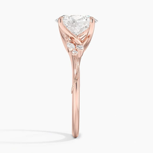 Load image into Gallery viewer, Petite Oval Shaped Moissanite Engagement Ring