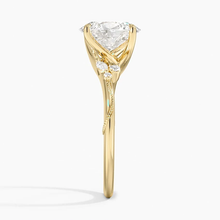 Load image into Gallery viewer, Petite Oval Shaped Moissanite Engagement Ring