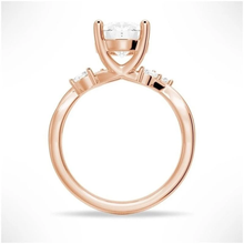 Load image into Gallery viewer, Enchanted Forest Oval Shaped Moissanite Ring