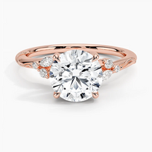 Load image into Gallery viewer, Elegant Round Shaped Moissanite Engagement Ring