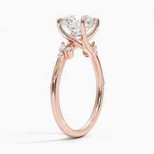 Load image into Gallery viewer, Elegant Round Shaped Moissanite Engagement Ring