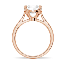 Load image into Gallery viewer, Eternal Heart Solitaire Round Moissanite Ring
