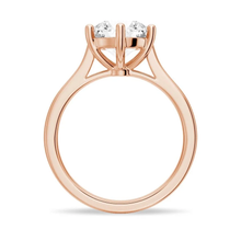 Load image into Gallery viewer, Classic Cathedral-Style Round Engagement Ring
