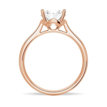 Load image into Gallery viewer, Classic 4-Prong Solitaire Round Moissanite Ring