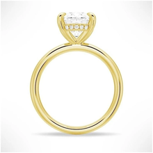 Load image into Gallery viewer, Velvet Dreams Oval Solitaire Moissanite Ring