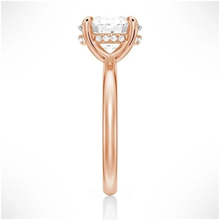 Load image into Gallery viewer, Velvet Dreams Oval Solitaire Moissanite Ring