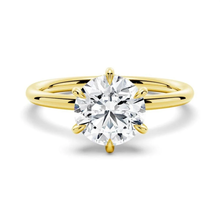 Load image into Gallery viewer, Solitaire Round Hidden Halo Moissanite Bridal Set