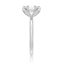 Load image into Gallery viewer, Solitaire Round Hidden Halo Moissanite Bridal Set