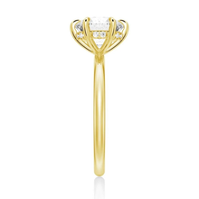 Load image into Gallery viewer, Solitaire Round Hidden Halo Moissanite Bridal Set