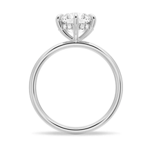 Load image into Gallery viewer, Solitaire Round Hidden Halo Moissanite Bridal Set