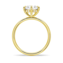 Load image into Gallery viewer, Solitaire Round Hidden Halo Moissanite Bridal Set