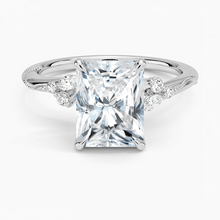 Load image into Gallery viewer, Elegant Radiant Cut Moissanite Engagement Ring