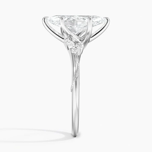 Load image into Gallery viewer, Petite Marquise Cut Moissanite Engagement Ring
