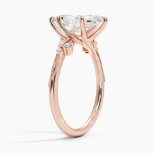 Load image into Gallery viewer, Petite Marquise Cut Moissanite Engagement Ring