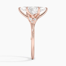Load image into Gallery viewer, Petite Marquise Cut Moissanite Engagement Ring