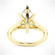 Load image into Gallery viewer, Marquise Cut Split-Shank Moissanite Engagement Ring