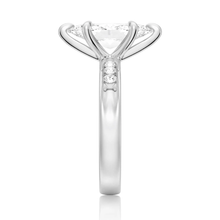 Load image into Gallery viewer, Marquise Moissanite Engagement Ring With Accents