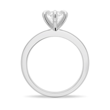 Load image into Gallery viewer, Marquise Moissanite Engagement Ring With Accents