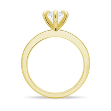 Load image into Gallery viewer, Marquise Moissanite Engagement Ring With Accents