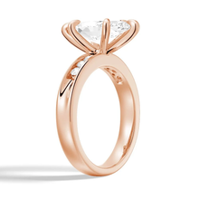 Load image into Gallery viewer, Marquise Moissanite Engagement Ring With Accents