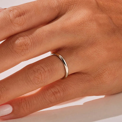 Classic Dome Wedding Ring for Men and Women
