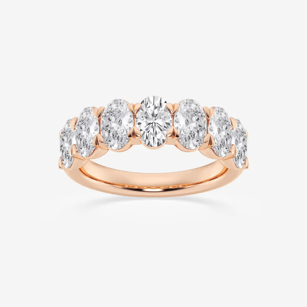 Elegant Seven Stone Ring for Brides