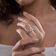 Load image into Gallery viewer, 3.5 CTW Moissanite Anniversary Ring