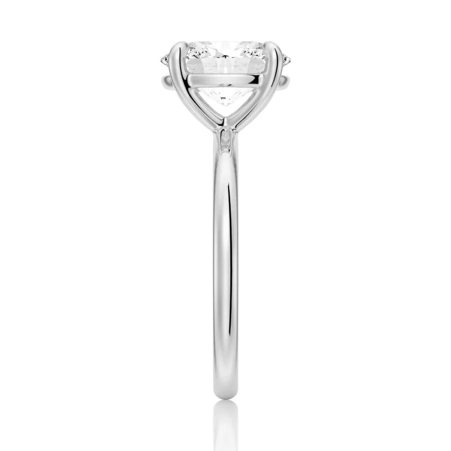 Ethical Oval Solitaire Diamond Ring