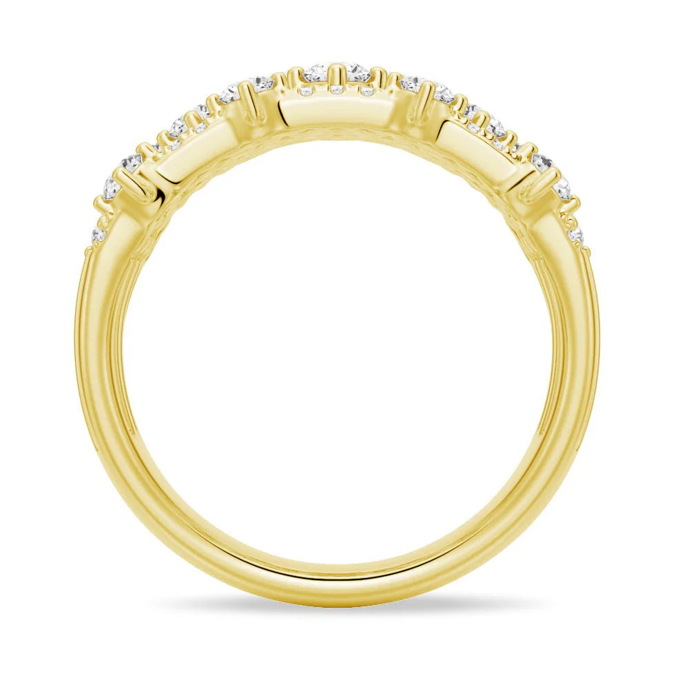 Dazzling Cluster Bridal Ring Design