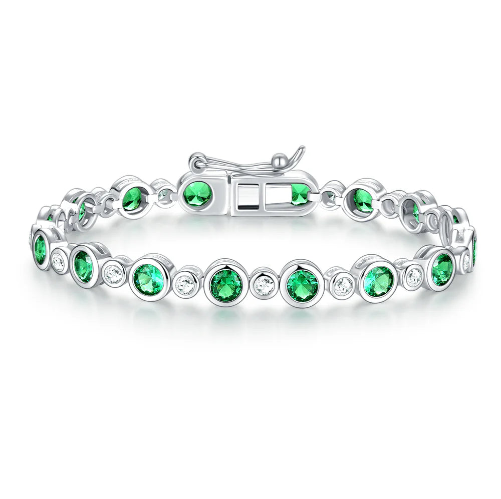 emerald tennis bracelet  
