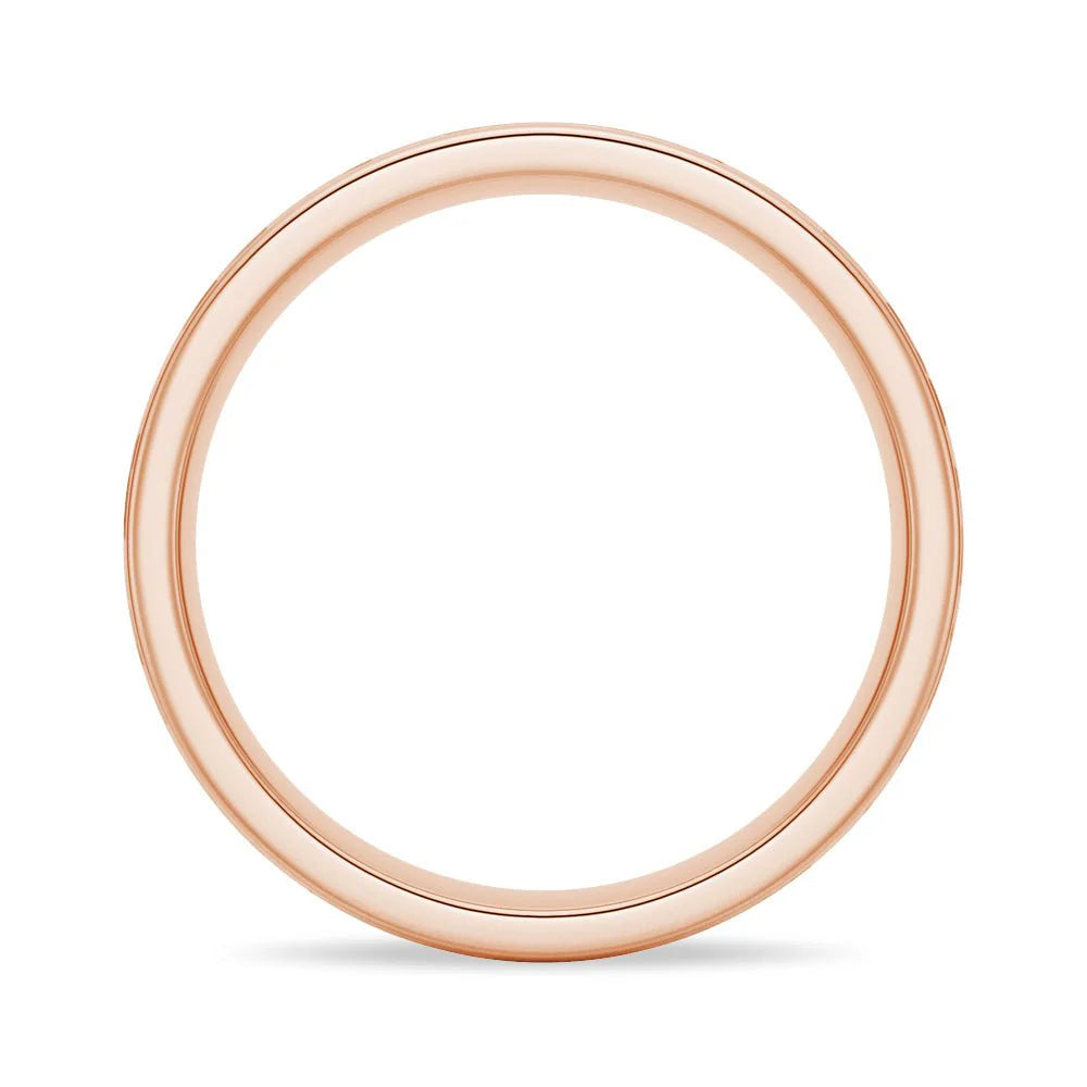 4.5mm Hammered Milgrain Men’s Wedding Band – Silver, Gold or Platinum Ring