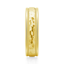 Load image into Gallery viewer, Milgrain Edge Men’s Wedding Ring