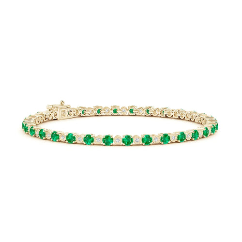 emerald tennis bracelet  